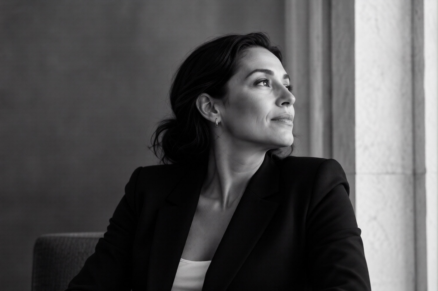 Women in conversation, editorial style
